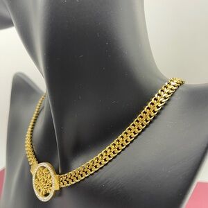 Gold Plated Tree of Life Link Necklace - Women's Jewelry